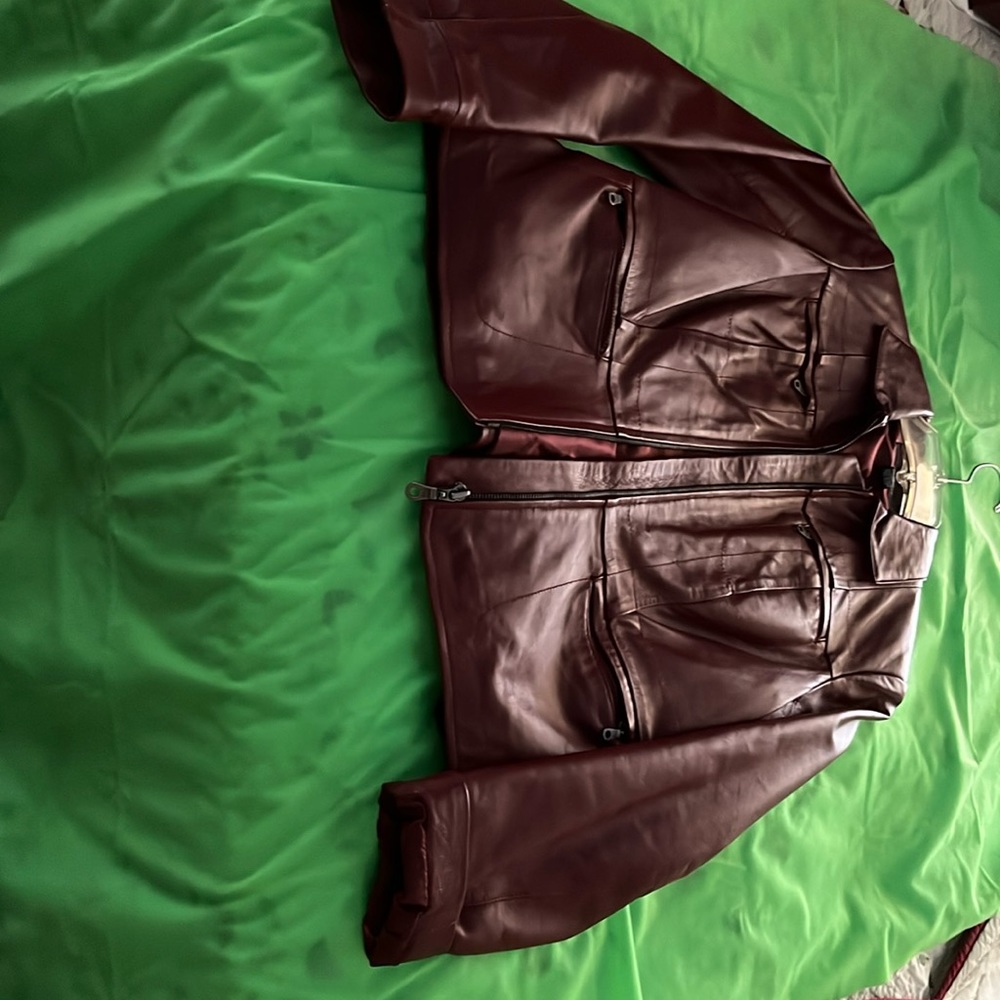 Leather jacket